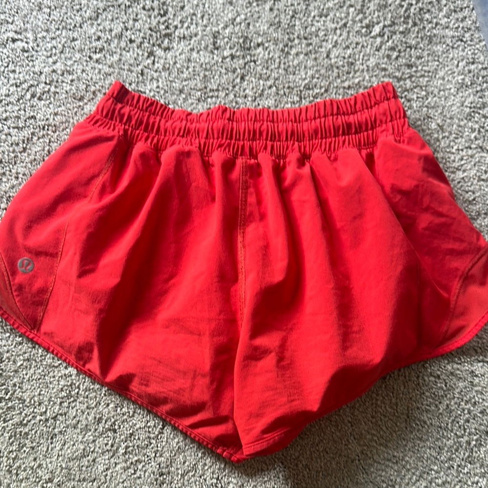 lululemon athletica Women's Red Athletic Shorts